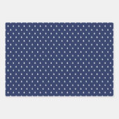 Rustic Navy Blue Black Watch Pset Merry Kerstmis Inpakpapier Vel (Voorkant 3)