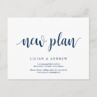 Rustic Navy Blue, nieuwe plannen, uitgesteld