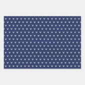 Rustic Navy en Green Watch Pset Merry Kerstmis Inpakpapier Vel (Voorkant 2)