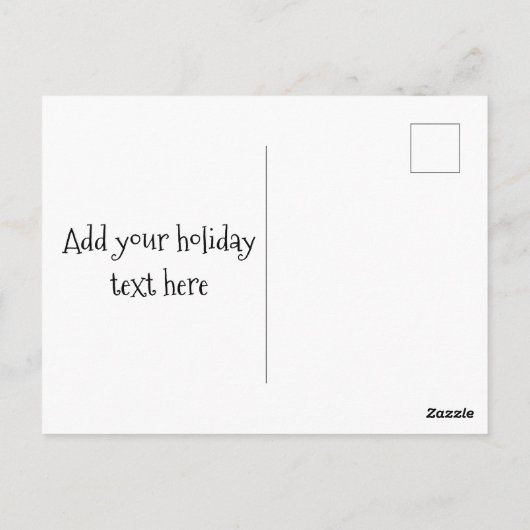 Rustic Neon Prettige feestdagen Briefkaart (Achterkant)