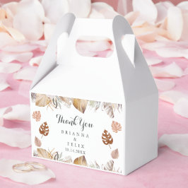 Rustic Neutral Boho Wedding Bedankdoosjes