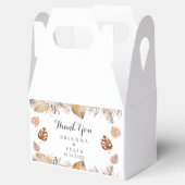 Rustic Neutral Boho Wedding Bedankdoosjes (Geopend)