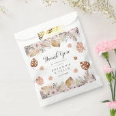 Rustic Neutral Boho Wedding Bedankzakje (Gezegeld)