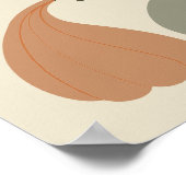 Rustic Neutral Herfst Pompoen Baby shower Welkom Poster (Hoek)