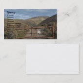 Rustic Nevada Mountains  Visitekaartje (Voorkant / Achterkant)