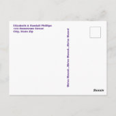 Rustic New Address Announcement Rope Watering Can Briefkaart (Achterkant)