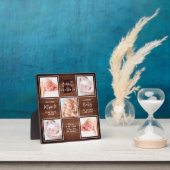 Rustic New Baby op maat 5 Foto Collage Fotoplaat (Insitu)