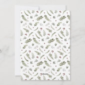 Rustic Nieuw Huis voor het Nieuwe Adres van de Fee Feestdagenkaart (Achterkant)