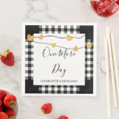 Rustic nog een dag bruiloft en repetitie servet (Insitu)