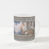 Rustic Nordic Knit Border Cozy Yarn Dream Frosted Matglas Koffiemok (Voorkant rechts)