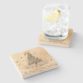 Rustic O, Kerstthee Onderzetter (Zijkant)