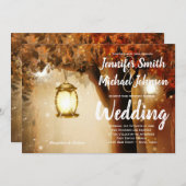 Rustic Oak - boom - herfst lekt uit het gevlekte h Kaart (Voorkant / Achterkant)