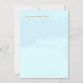 Rustic Oak Tree Autumn Wedding Bedankkaart (Achterkant)