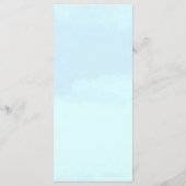 Rustic Oak Tree Autumn Wedding Menu (Achterkant)