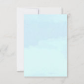 Rustic Oak Tree Autumn Wedding RSVP Kaartje (Achterkant)