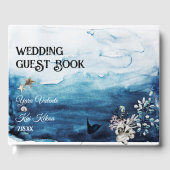 Rustic Ocean Wedding Guest Book Gastenboek (Voorkant)