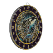 Rustic Ocean Wildlife Dartboard Muurkunst Dartbord (Voorkant Links)