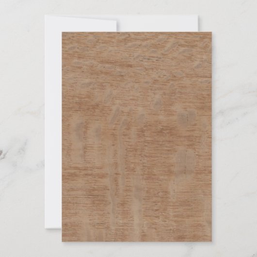 Rustic Oh Baby koppels baby shower Kaart (Achterkant)