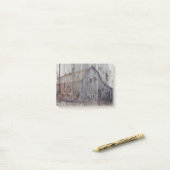 Rustic Old Barn Post-it® Notes (Op bureau)