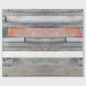 Rustic Old Barn Wood Cadeaupapier (Vlak)