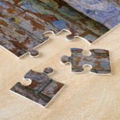 Rustic Old Brick Wood House Window Legpuzzel (Zijkant)