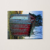 Rustic Old Junk Yard Outhouse Legpuzzel (Horizontaal)