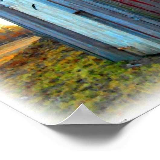 Rustic Old Junk Yard Outhouse Poster (Hoek)