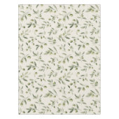 Rustic Olive Branch Mediterranean Pattern Tafelkleed (Voorkant)
