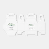 Rustic Olive Branch Wedding Favor Box Bedankdoosjes (Uitgevouwen)