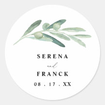 Rustic Olive Branch Wedding