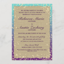 Rustic Ombre' Sparkle Wedding