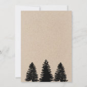 Rustic Onderful Adventure First Birthday Kaart (Achterkant)