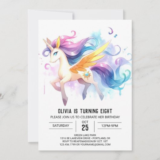 Rustic Online Paarden Verjaardag Kaart (Voorkant)