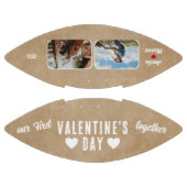 Rustic onze eerste Valentijnsdag samen 2 Foto American Football (Panelen)