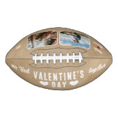 Rustic onze eerste Valentijnsdag samen 2 Foto American Football (Voorkant)
