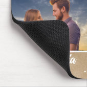 Rustic onze eerste Valentijnsdag samen 2 foto's Muismat (Hoek)