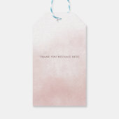 Rustic Orange Floral Fall Bridal Shower  Cadeaulabel (Achterkant)