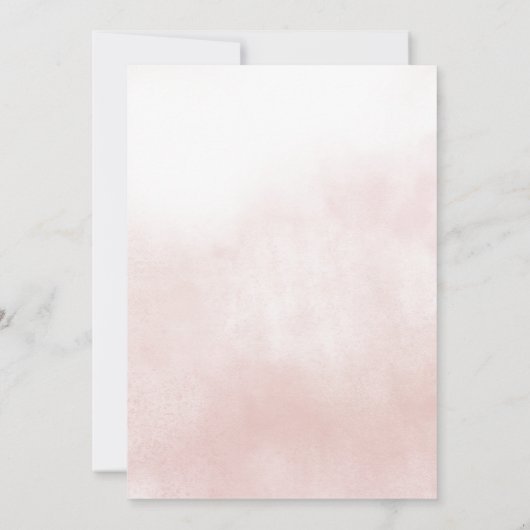 Rustic Orange Floral Fall Wedding Save The Date (Achterkant)