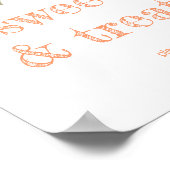 Rustic Orange Grove "Sweets & Treats" Sign Poster (Hoek)