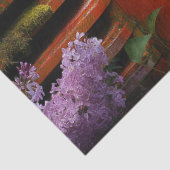 Rustic Orange Lilac Truck Decoupage Tissuepapier (Detail)