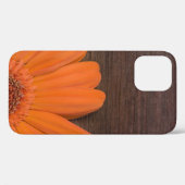 Rustic Oranje Daisy en Barn Wood Case-Mate iPhone Case (Achterkant (horizontaal))