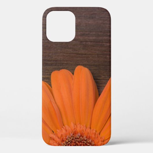 Rustic Oranje Daisy en Barn Wood Case-Mate iPhone Case (Achterkant)