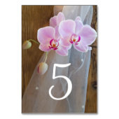 Rustic Orchid Elegance Country Barn Wedding Kaart (Achterkant)