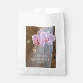 Rustic Orchid Elegance Country Weddenschap Bedankt Bedankzakje (Voorkant)