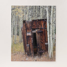 Rustic Outhouse in de Aspen St Elmo Colorado Legpuzzel