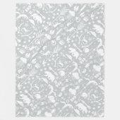 Rustic Owl Beer Deer Fox Woodland Createpatroon Fleece Deken (Voorkant)