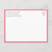 Rustic Owl Couple Boho Country Bridal Shower Uitnodiging Briefkaart (Achterkant)