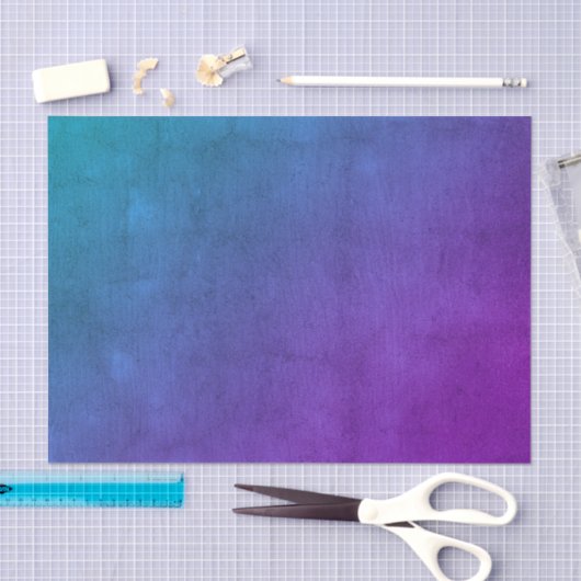  Rustic Paars Blue Grunge Pattern Tissuepapier (Craft)