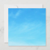 Rustic Palm Tree Wedding Invitations Kaart (Achterkant)