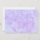 Rustic Palm Trees Beach Wedding Invitations Kaart (Achterkant)